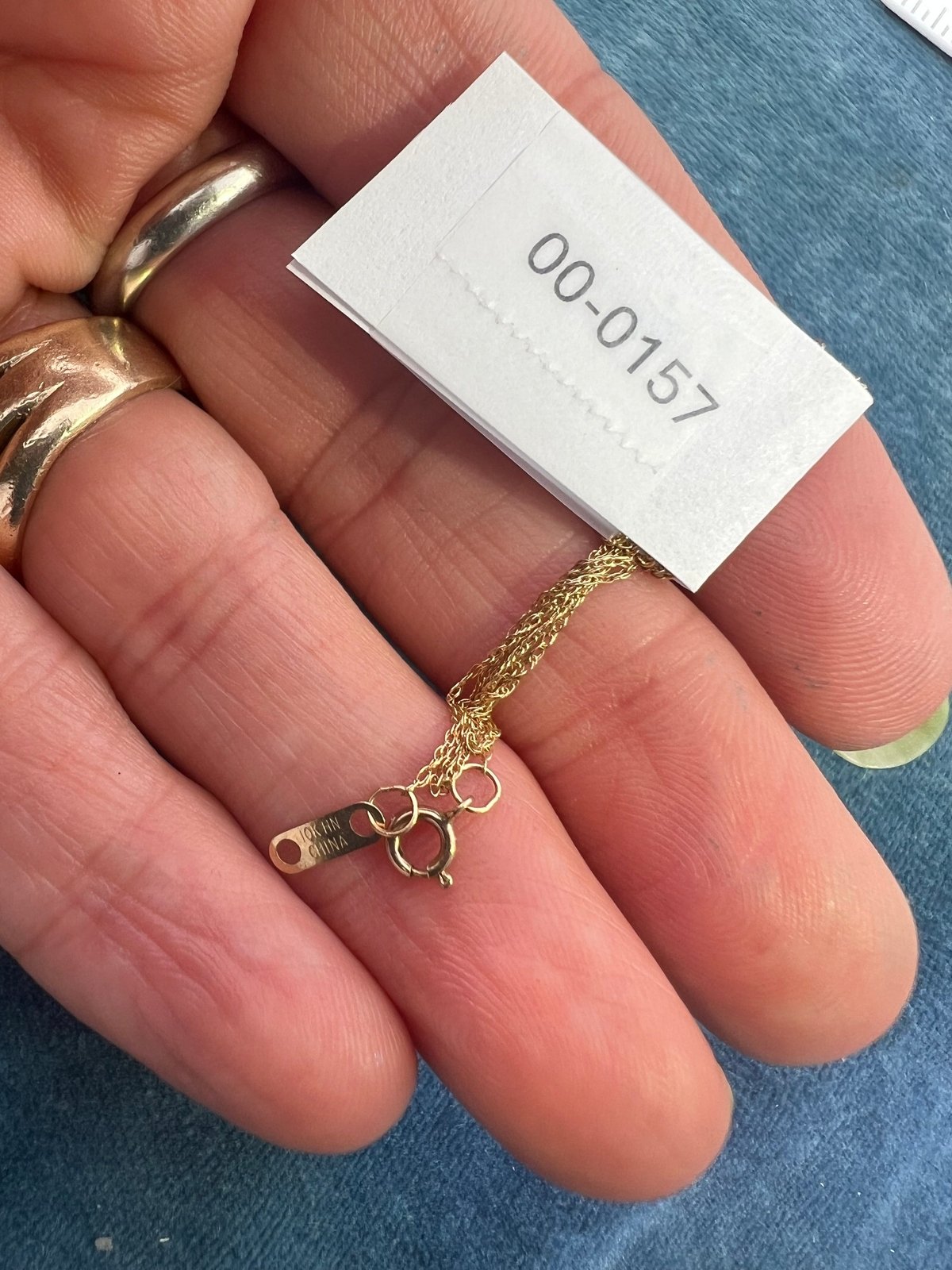 10k Solid Yellow Gold 18" Thin Chain. CHAIN SALE See All - 0157