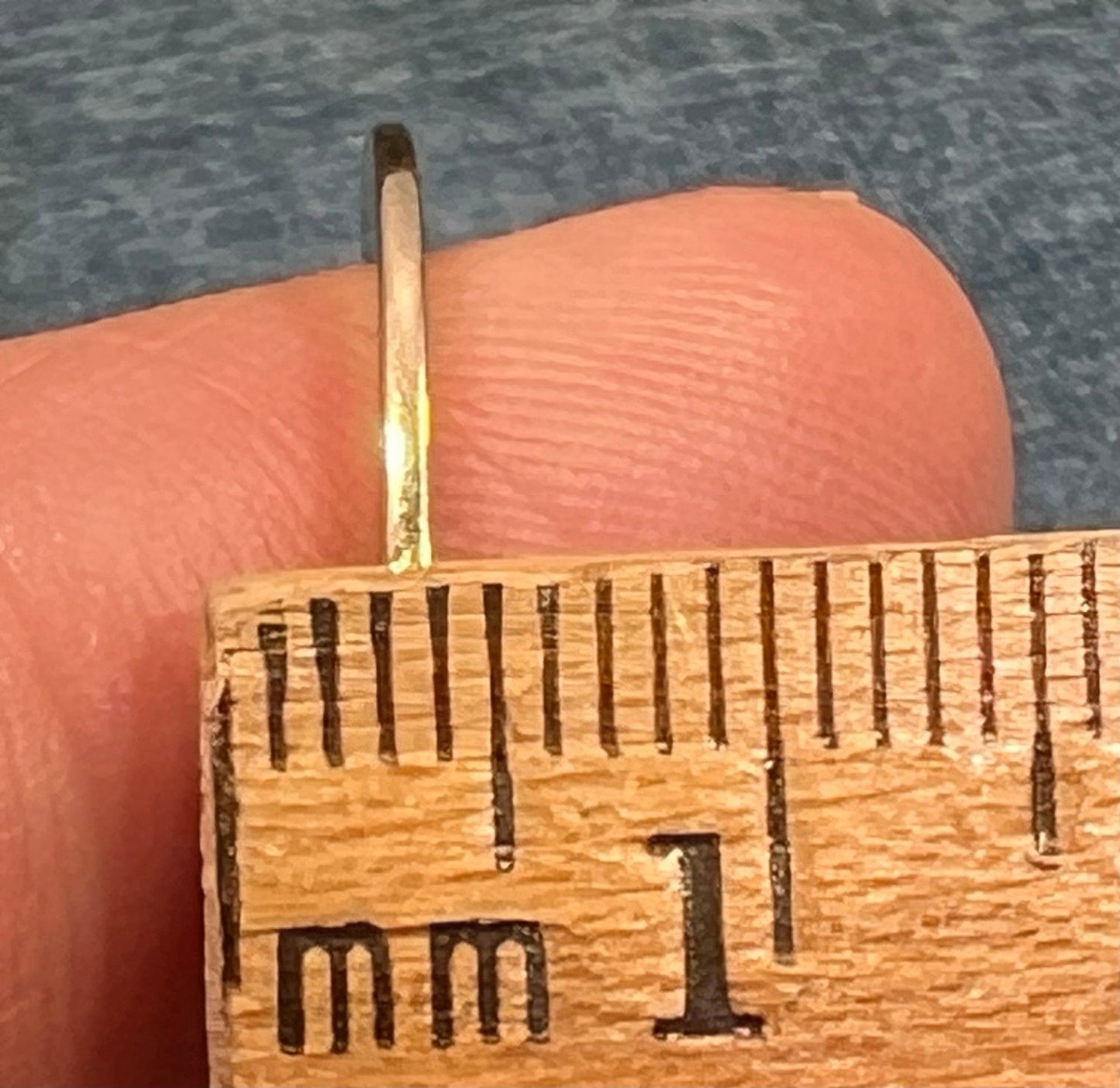 14k Gold Circle Pendant on Silver Chain Necklace. Designer. 33g