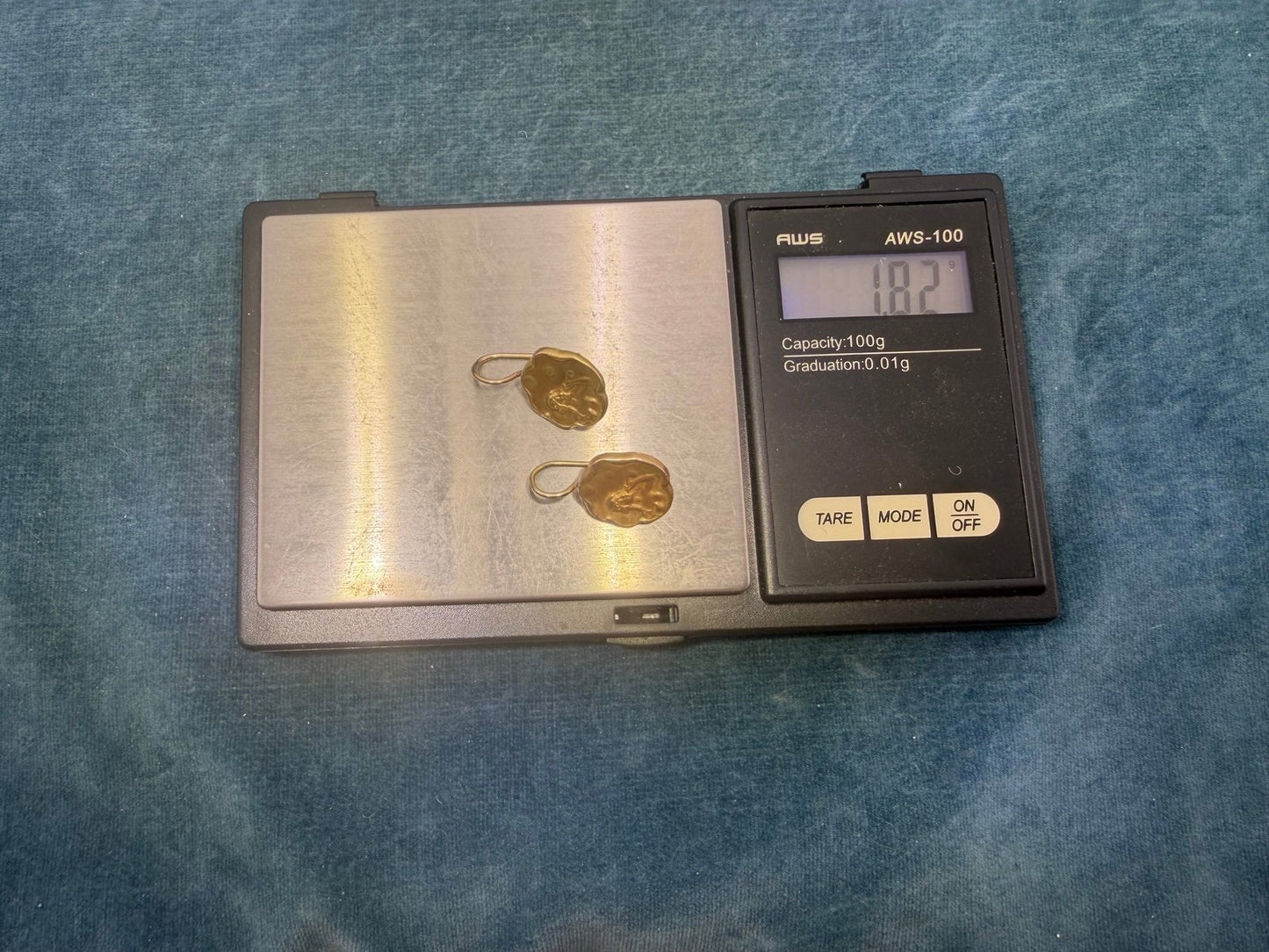 14k Gold Nymphs Blowing BUBBLES. Art Nouveau Repousse Earrings *Video*