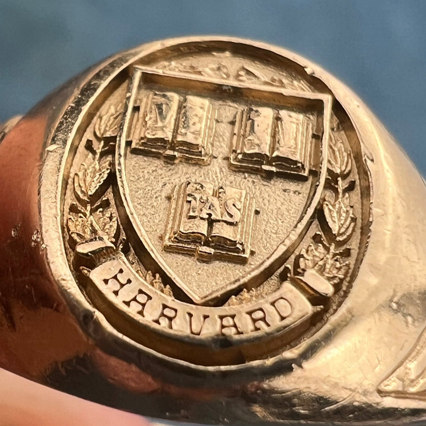 14k Yellow Gold HARVARD University Class Signet Ring