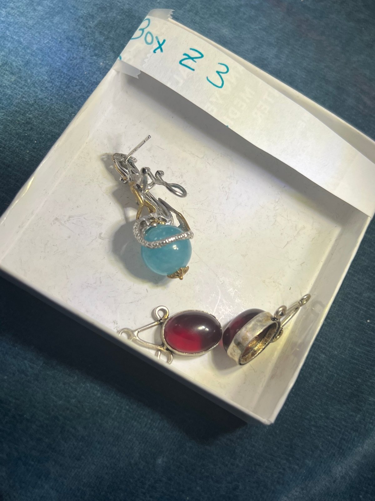 UNDER COST - Lot of 925 Jewelry - Mermaid + Pendants - Box Z3
