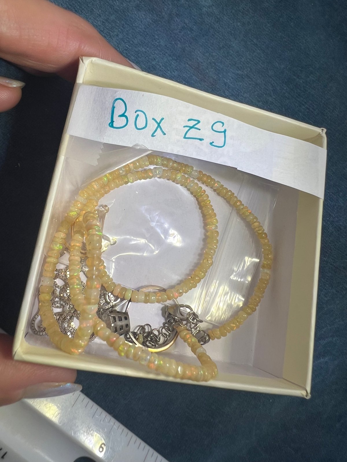 UNDER COST - Lot of 925 Jewelry w Opal + 9k Gold /925 Ring - Box Z9