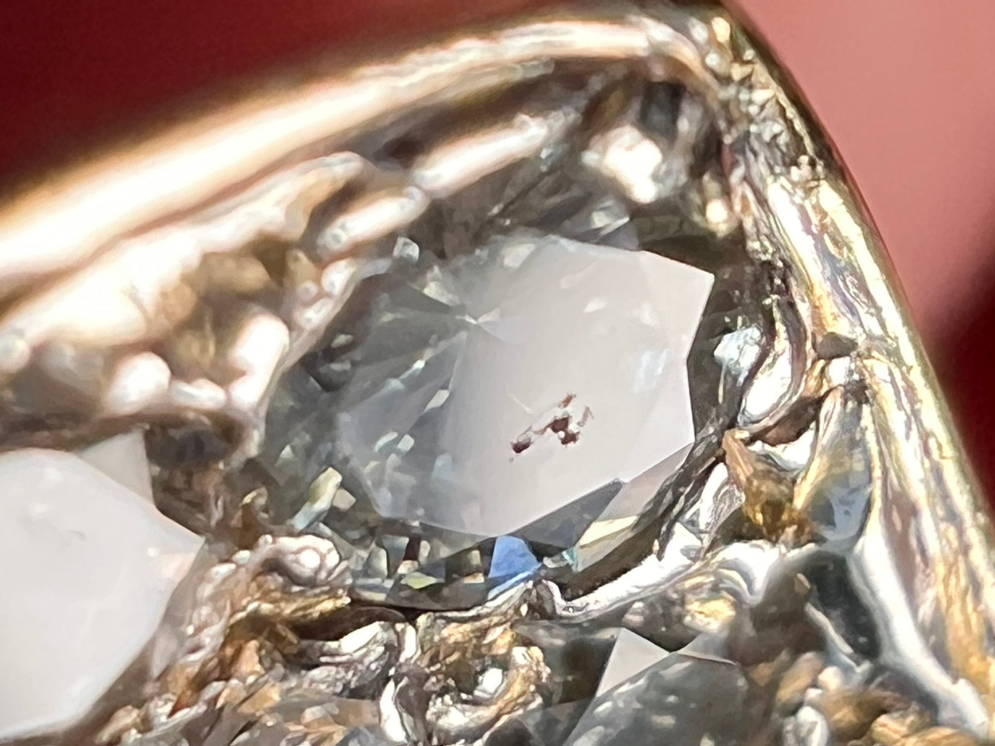14k Gold Australian Boulder Opal Pendant w 0.7 TCW Diamonds. 1.5" + 10g *Video*