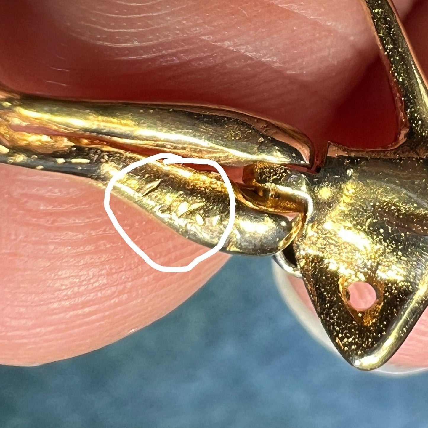 14k Gold Jointed Female Figure w Diamond 1" Pendant. *Video*