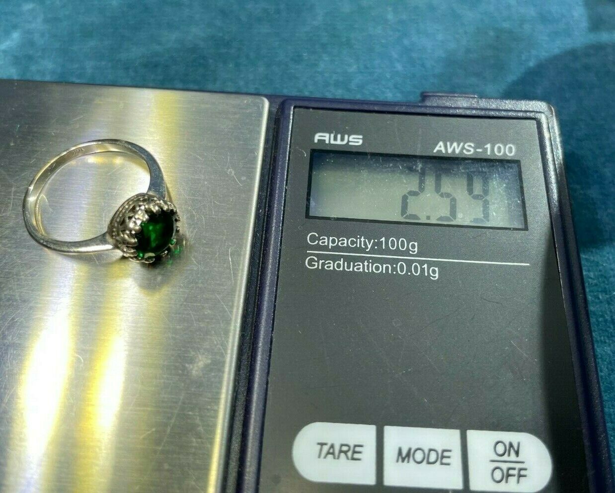 14k Yellow Gold 2.0 Carat Tsavorite Green Garnet Solitaire Ring_b0_19