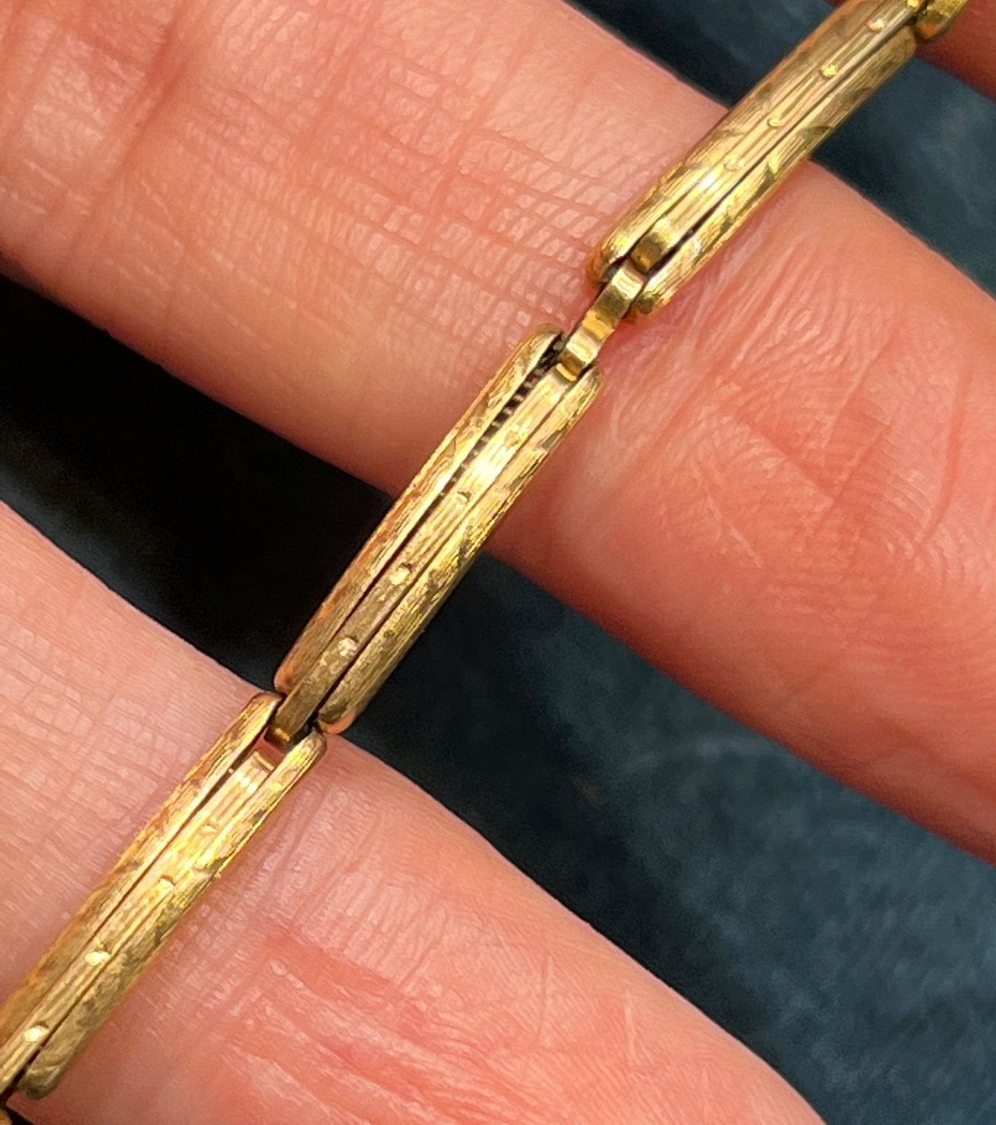 14k Yellow Gold Expandable Bracelet Watch Band