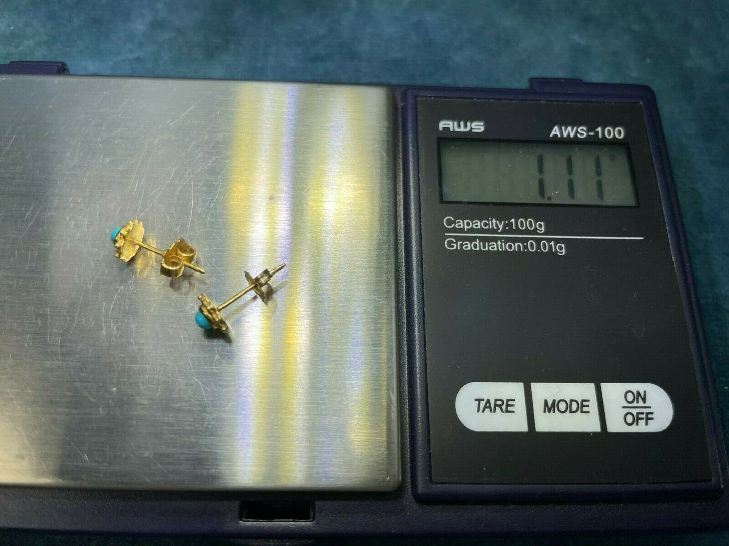 14k Yellow Gold MMA Metropolitan Art Museum Turquoise Byzantine Earrings_21_384_