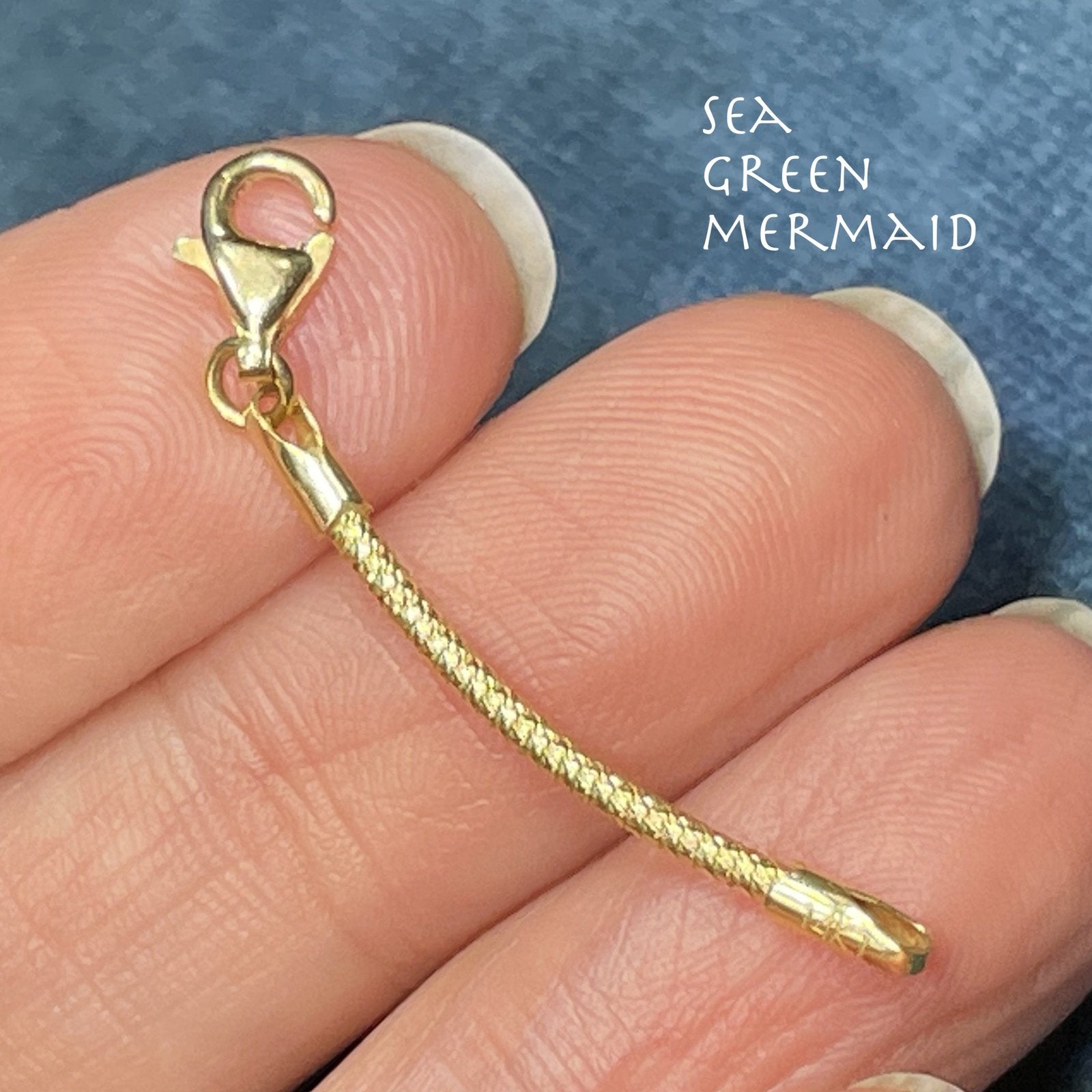 Lobster Clasp Bracelet Extender in Yellow Gold