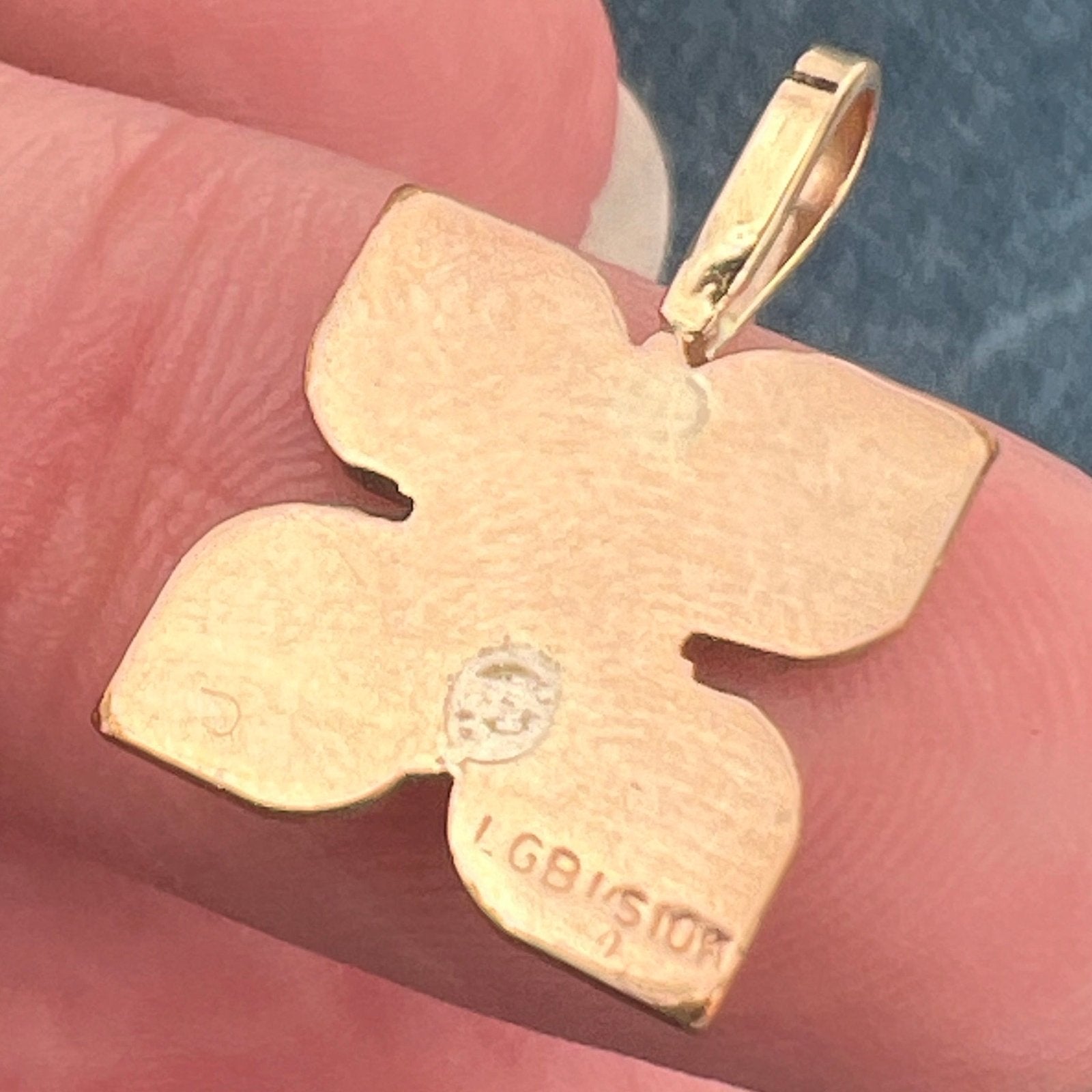 1/5 10k Gold Filled FRIENDLY Ice Cream Restaurant Pendant