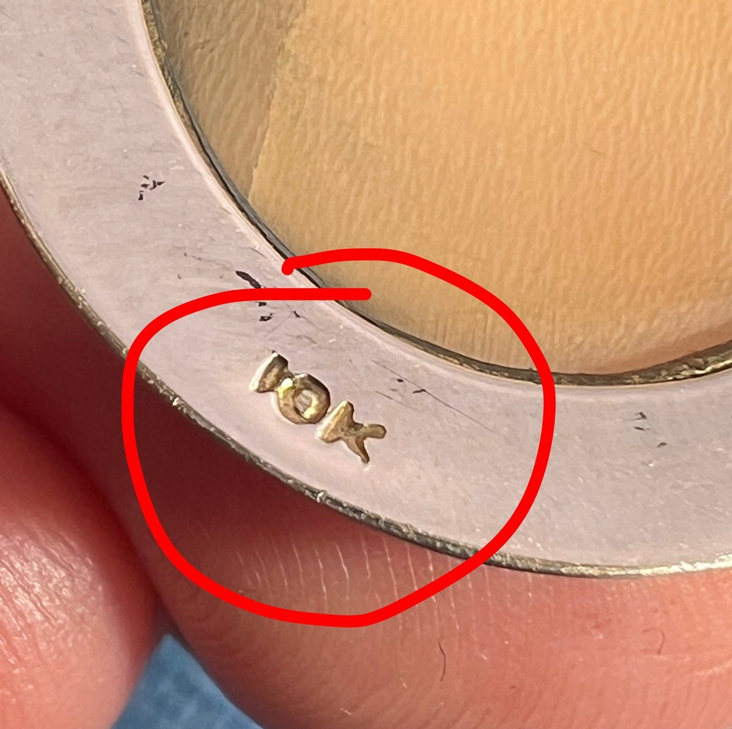 10k Gold Cameo Hibernia Winged Harp Woman of Ireland Pendant. "Faithful Until Death"