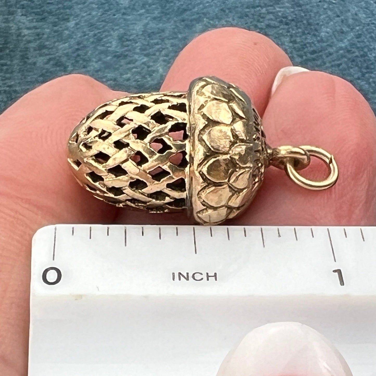 10k Gold Pendant "From Little Acorns Grow Great Oaks" *Video*