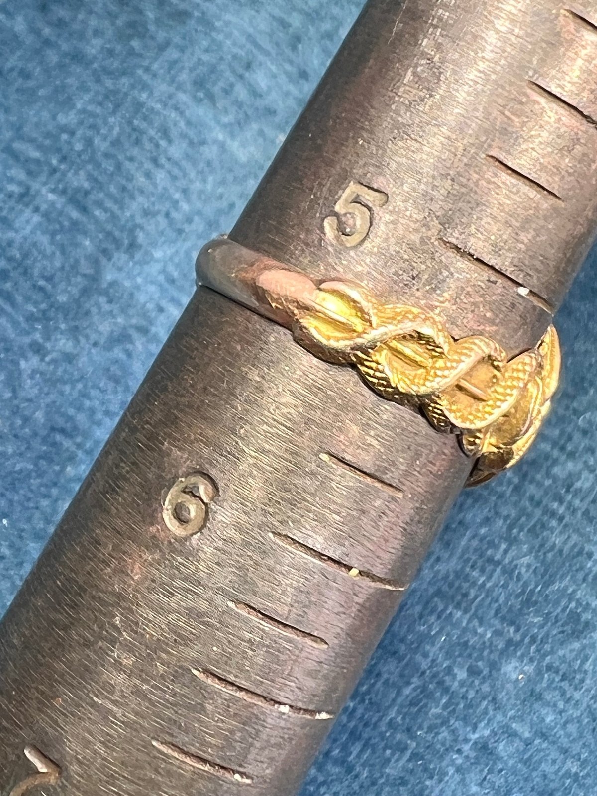 10k Gold Signet Shield Ring w Twined Snake Serpent Shoulders