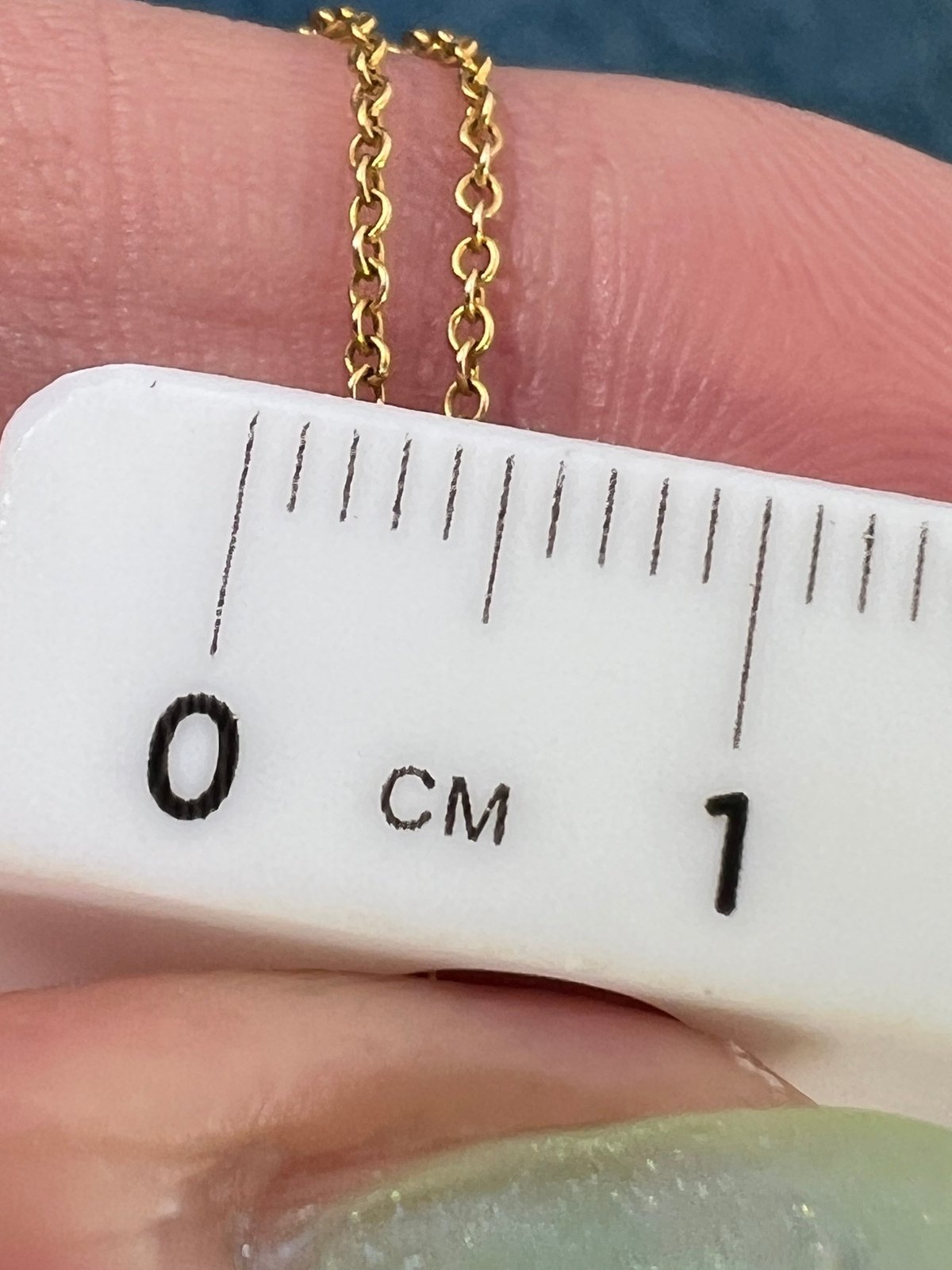 10k Solid Yellow Gold 15" Thin Chain. CHAIN SALE See All- 0149