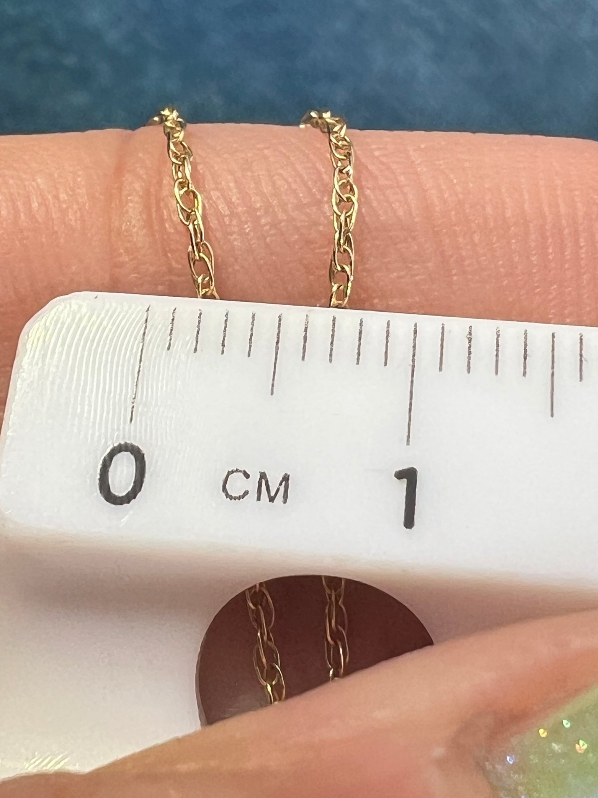 10k Solid Yellow Gold 17" Thin Chain. CHAIN SALE See All -0151