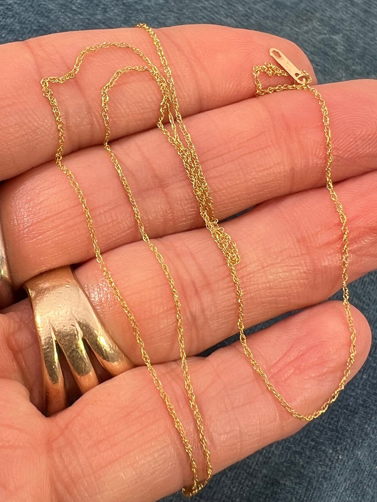 10k Solid Yellow Gold 18" Thin Chain. CHAIN SALE See All - 0152