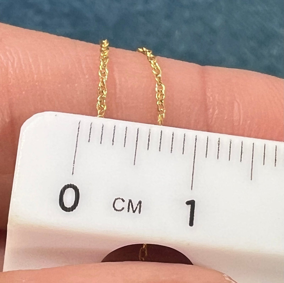 10k Solid Yellow Gold 18" Thin Chain. CHAIN SALE See All - 0152