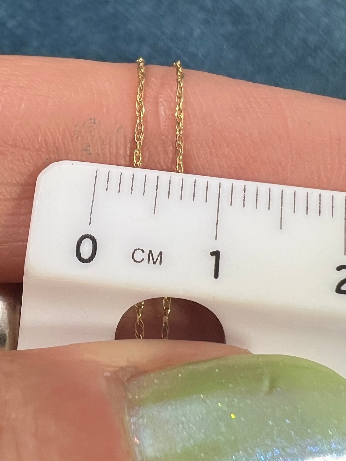 10k Solid Yellow Gold 18" Thin Chain. CHAIN SALE See All - 0155