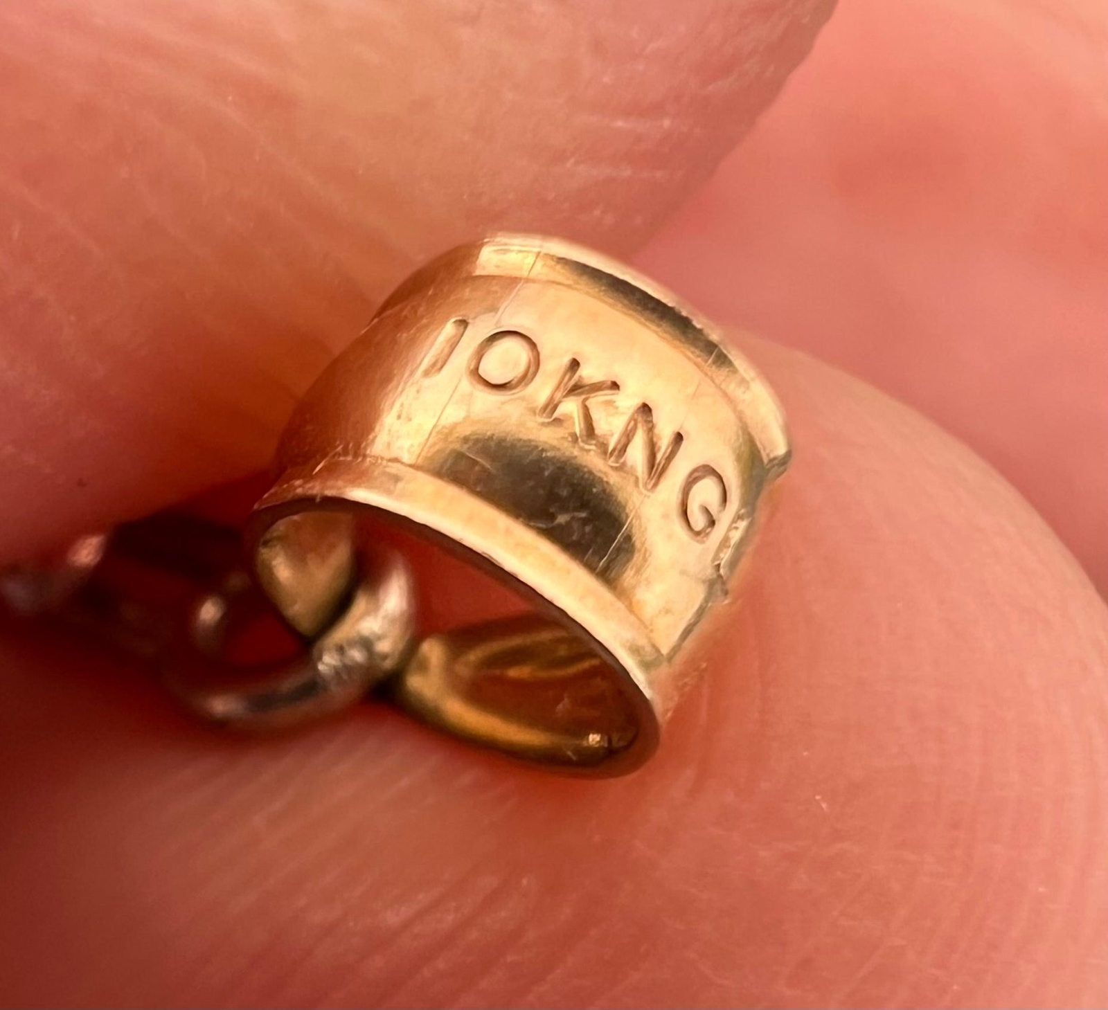 10k Tri-Color Gold Ferris Wheel Spinning Fidget Pendant. Kinetic *Video*