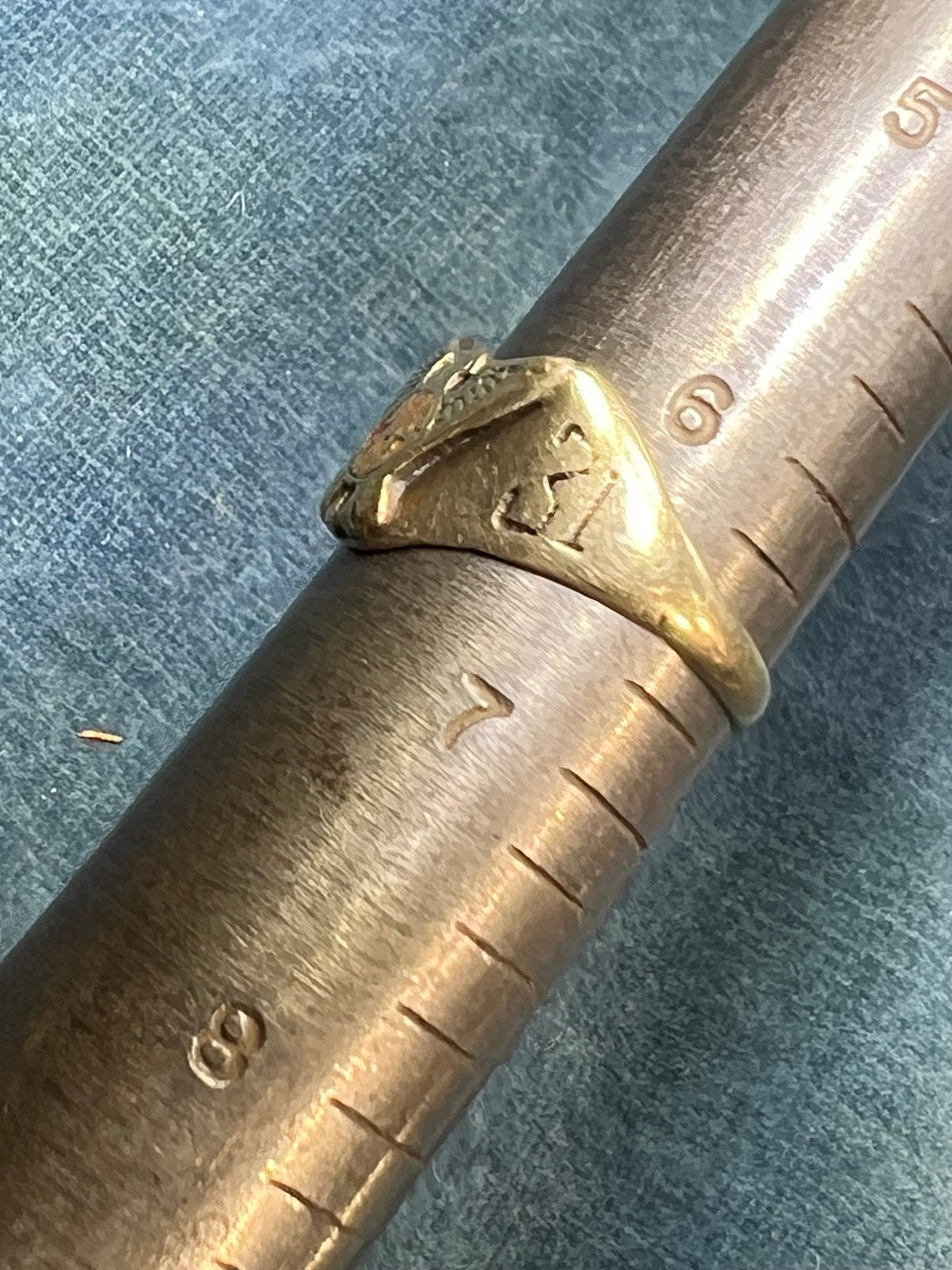 10k White and Yellow Gold THUNDERBIRD Eagle Class Ring. 1931