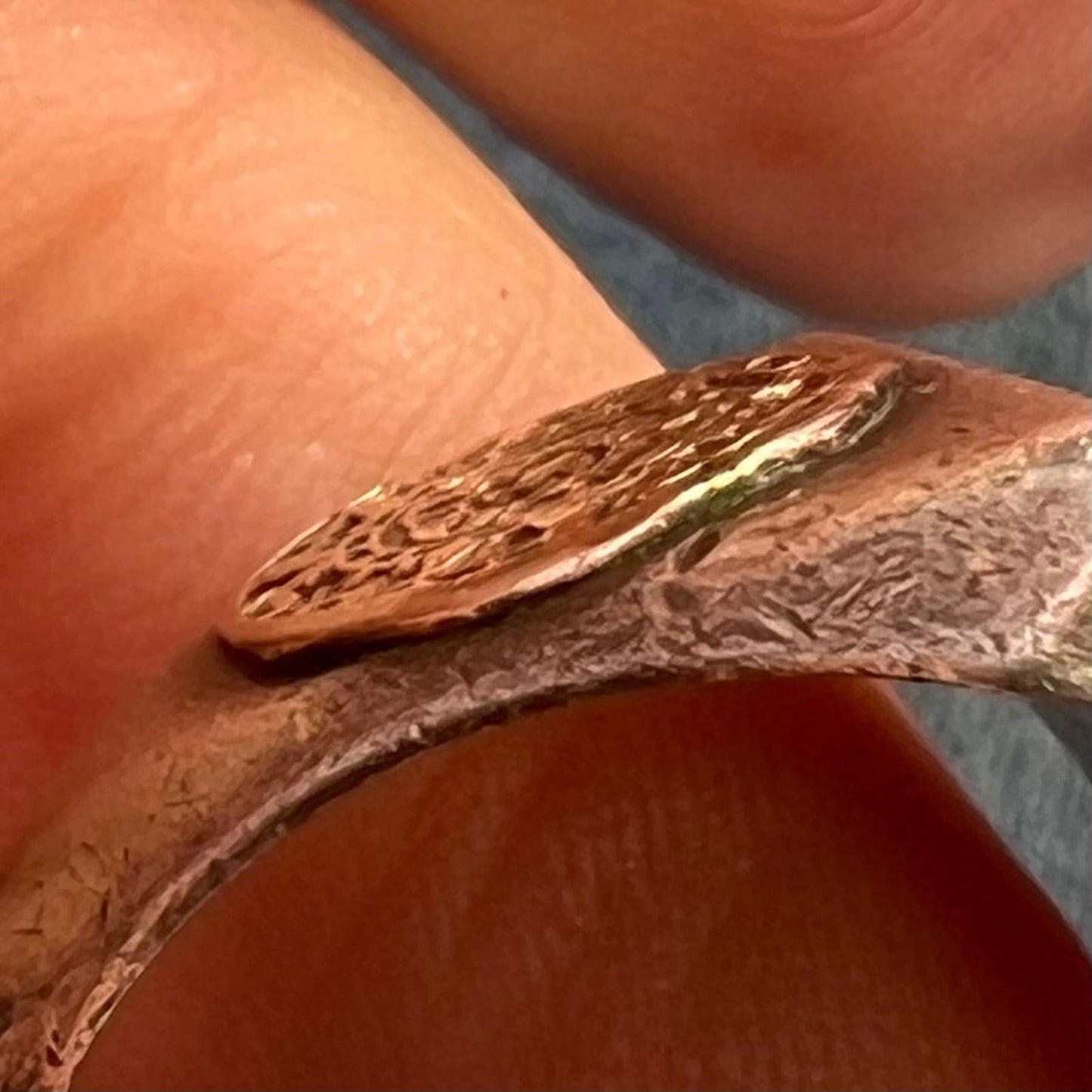 10k Yellow Gold & 925 Mayan Aztec Calendar Wide Signet Ring. 15g + 3/4"