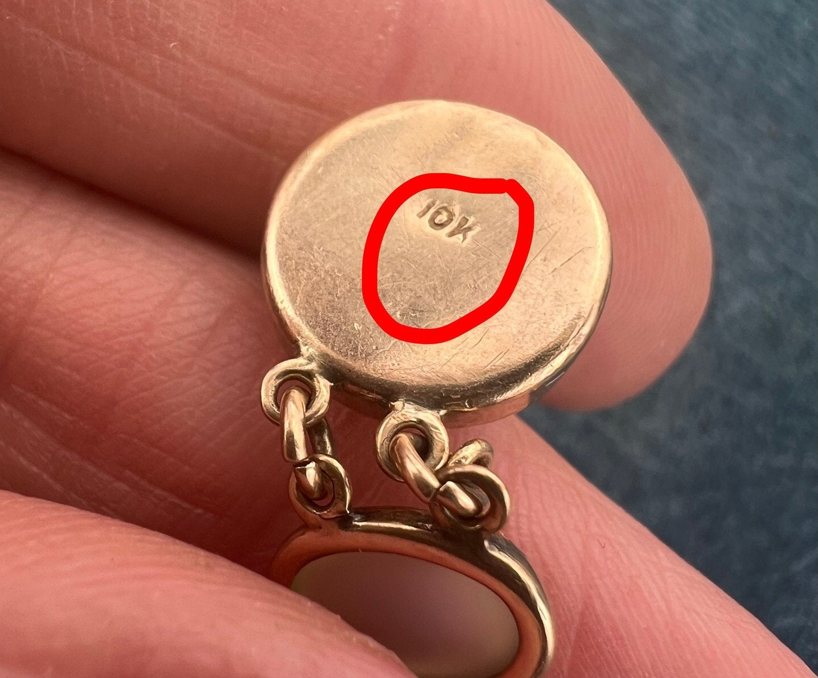 10k Yellow Gold Art Deco Cabochon Gem Bracelet. 12g *Video*