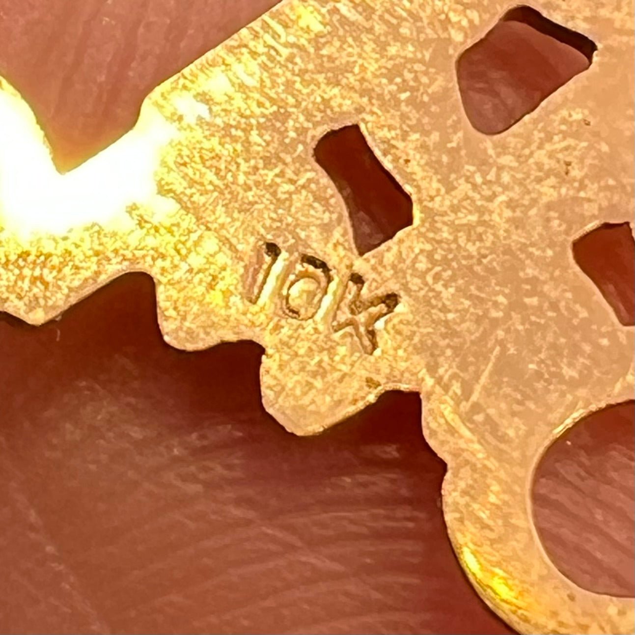 10k Yellow Gold "Bicycle Built for 2" Tandem Bike Cyclist Pendant