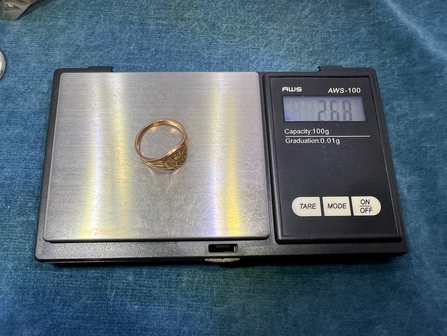 10k Yellow Gold GIRL SCOUT Trefoil Deco Signet Ring. Ostby Barton *Rare*