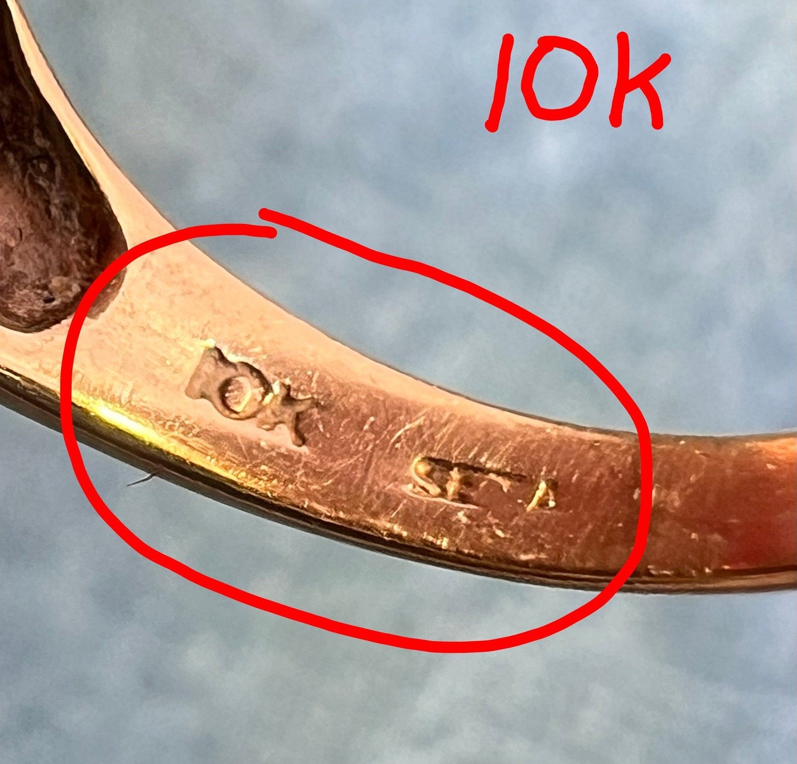 10k Yellow Gold PANTHER Cub ring with Green Diamond Eyes