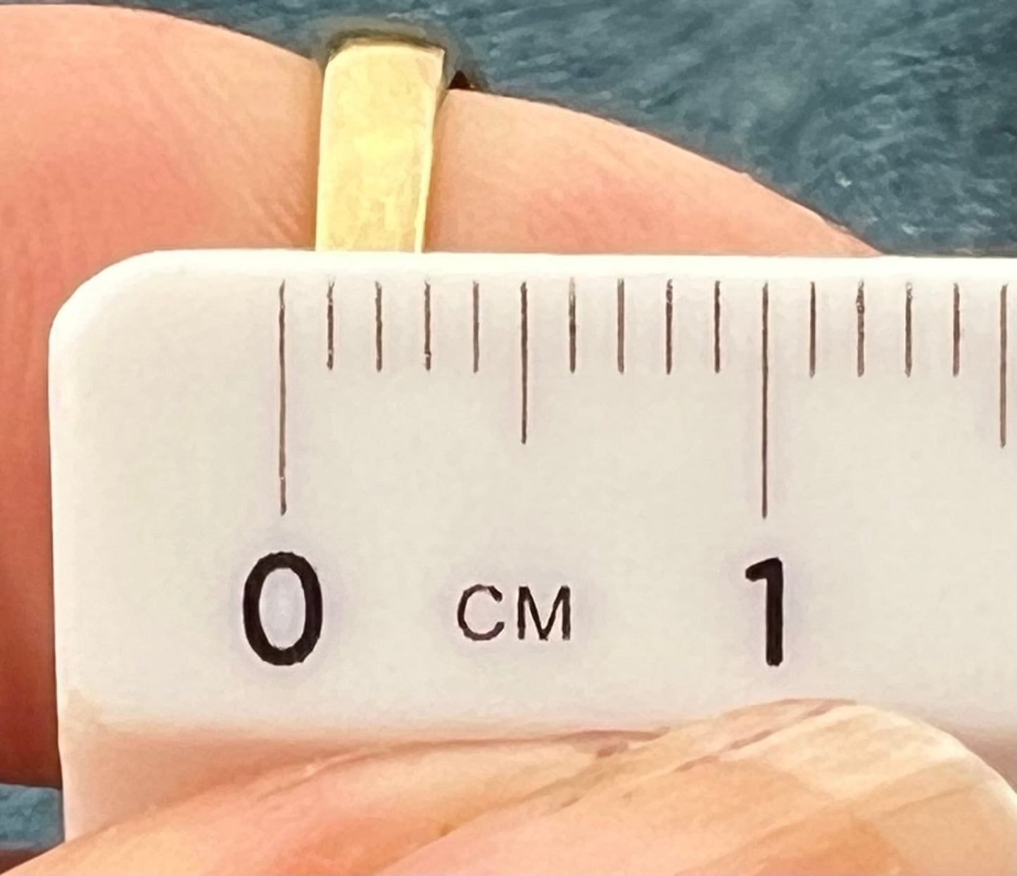 10k Yellow Gold PANTHER Cub ring with Green Diamond Eyes