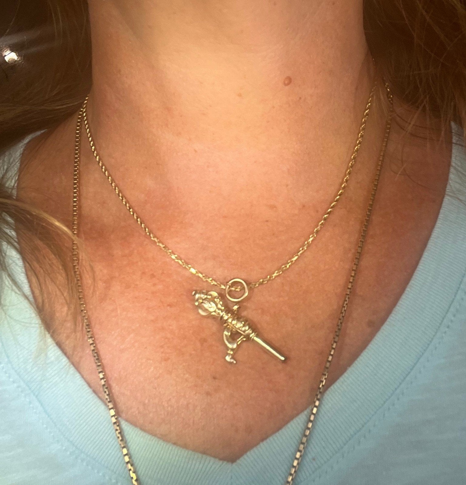 10k Yellow Gold Repousse DOG Watch Key Fob Pendant. Victorian