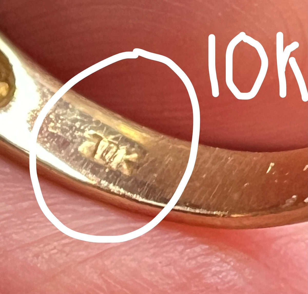 10k Yellow Gold Ring w 9 Interchangeable Lab Cat-Eye Multi-Gems