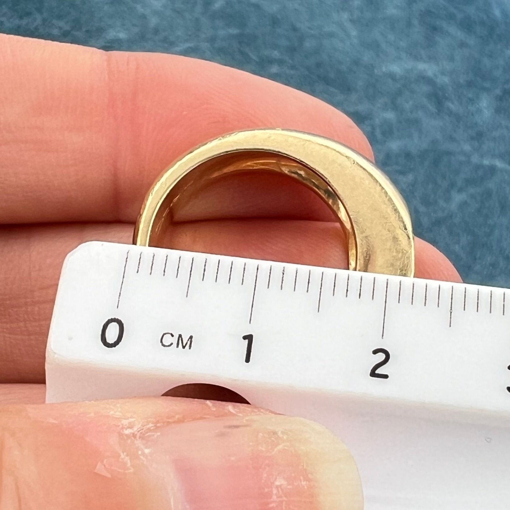 14k Gold 14 g *SCRAP* Bezel-Setting Ring for Your Gemstone