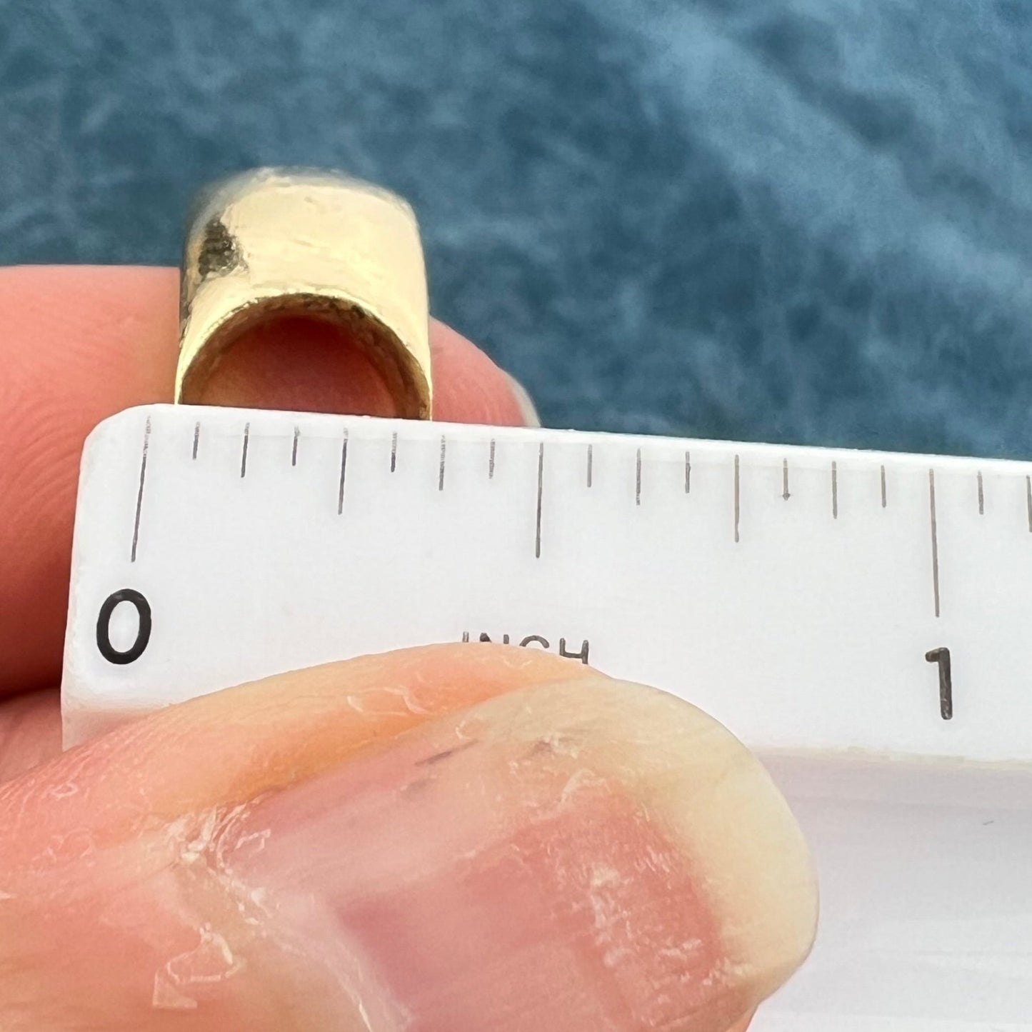 14k Gold 14 g *SCRAP* Bezel-Setting Ring for Your Gemstone