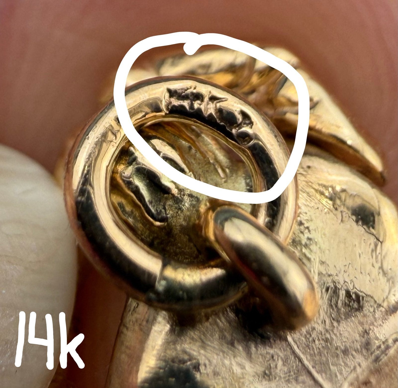 14k Gold '40s BARTENDER w MARTINI Shaker Pendant. Kinetic 4.6g *Video*