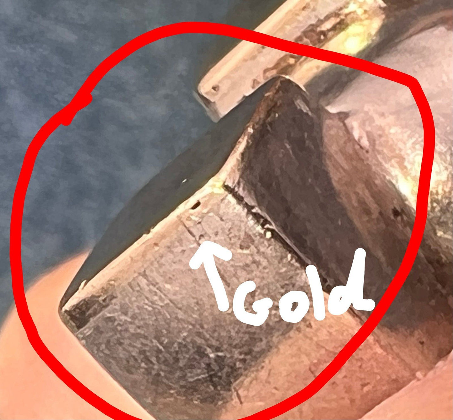 14k Gold + 925 Ball + Block Ring. Wide MCM Modernist Design