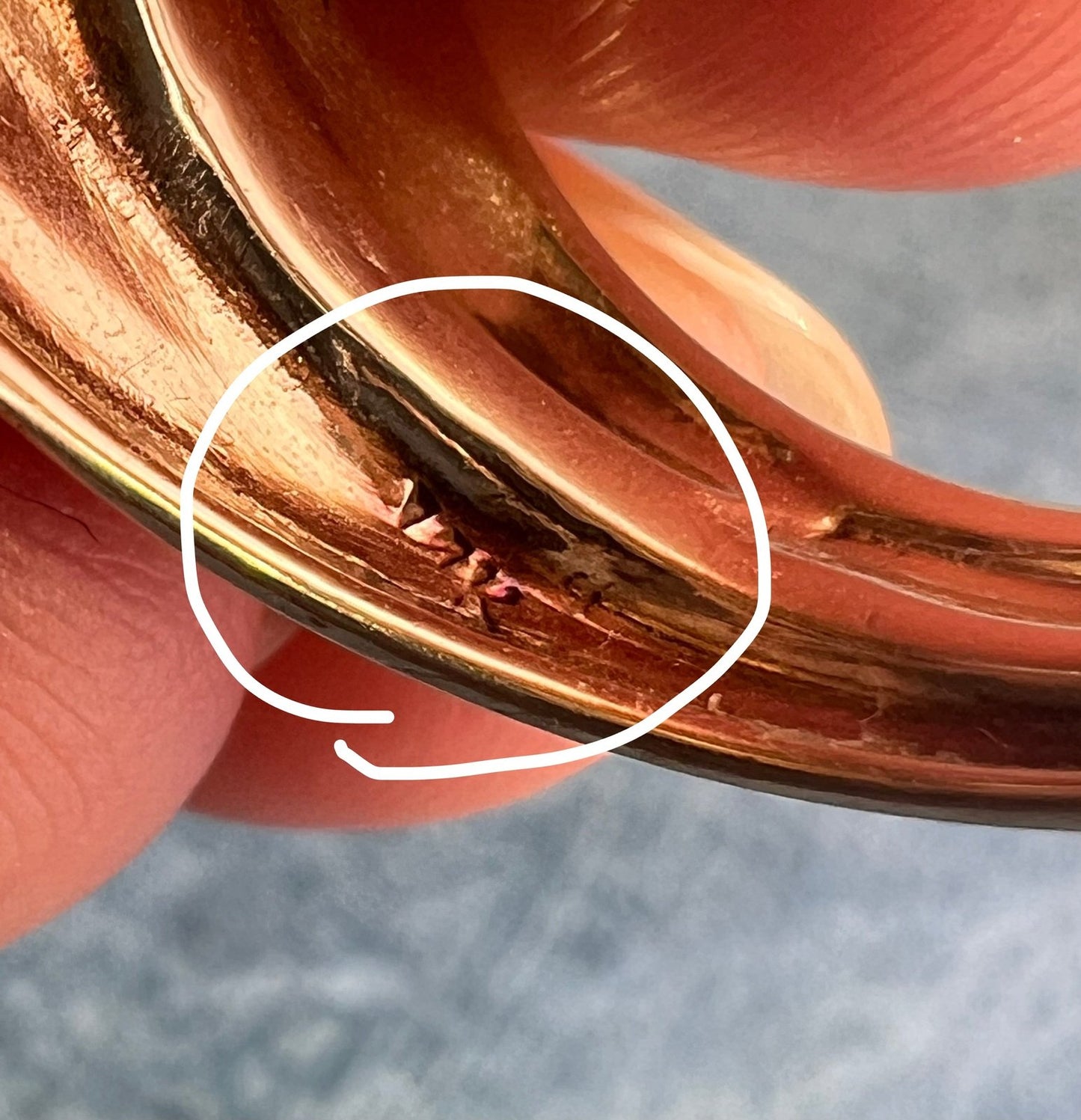 14k Gold Amethyst + Blue Topaz Wide Cigar Band Ring. 10g + 16mm