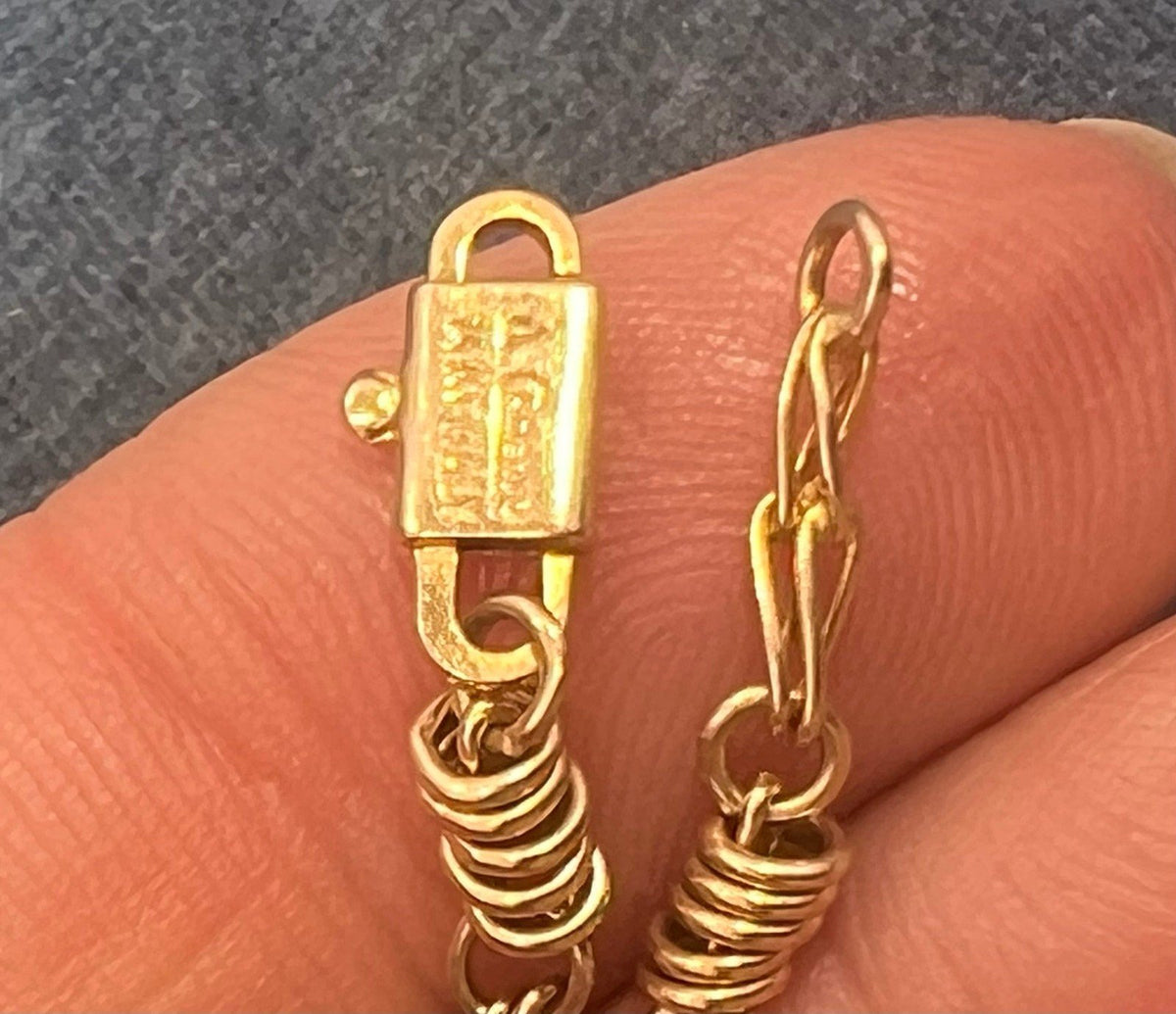 14k Gold CHIMENTO Fancy Link Chain Necklace. 24" + 12g. Italy *RARE*