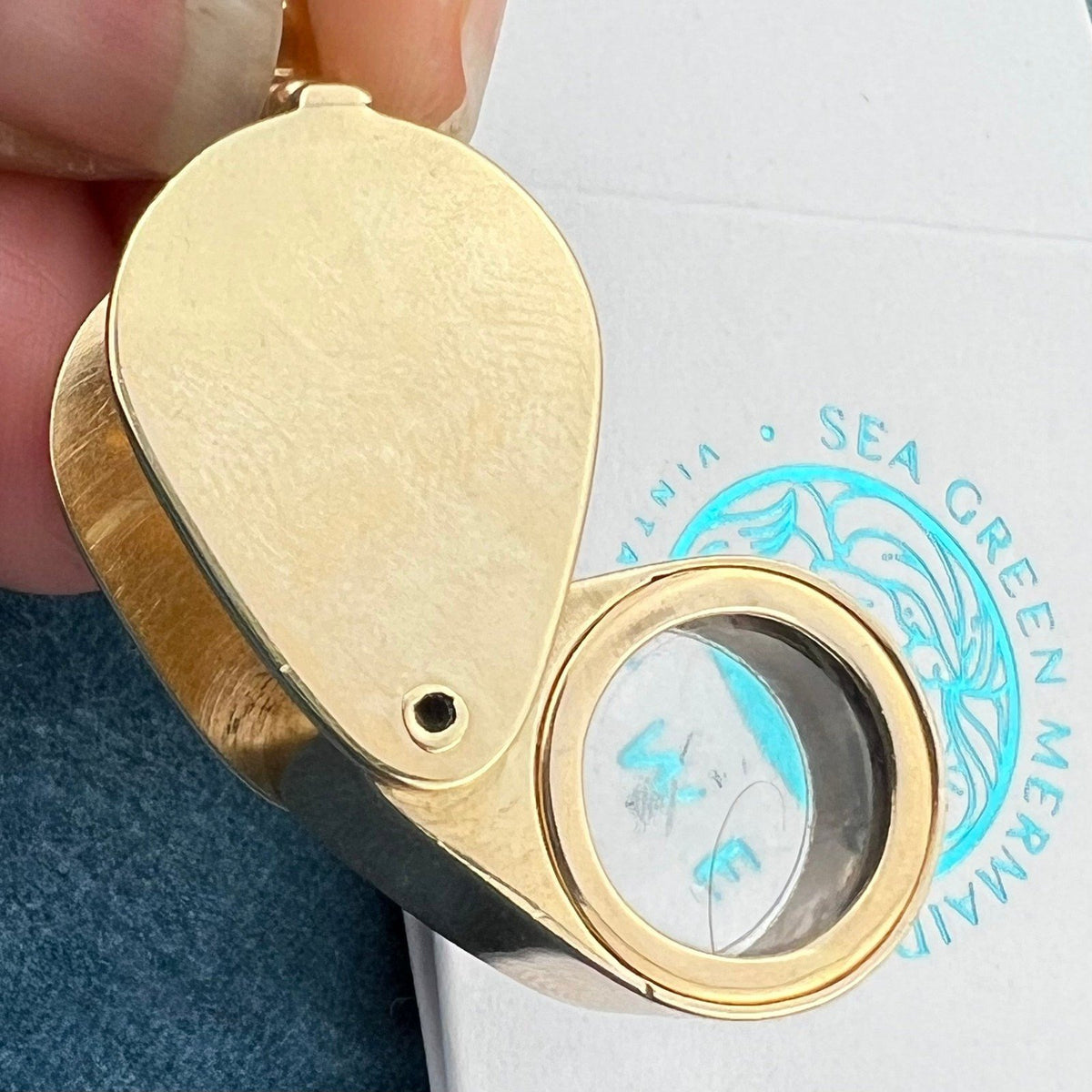 14k Gold Jewelers LOUPE Pendant. 19.8g *Video*