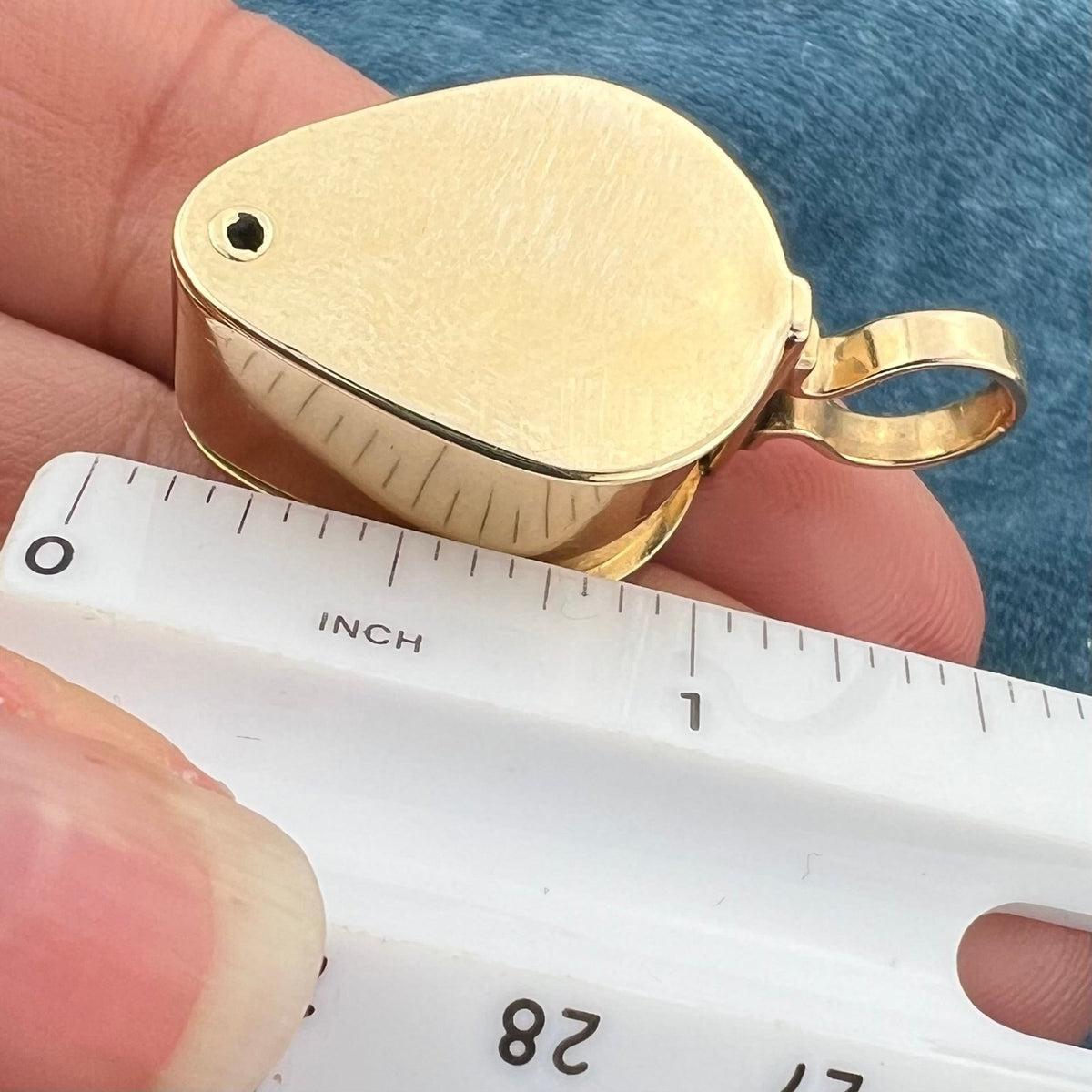 14k Gold Jewelers LOUPE Pendant. 19.8g *Video*