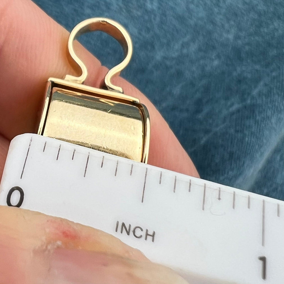 14k Gold Jewelers LOUPE Pendant. 19.8g *Video*
