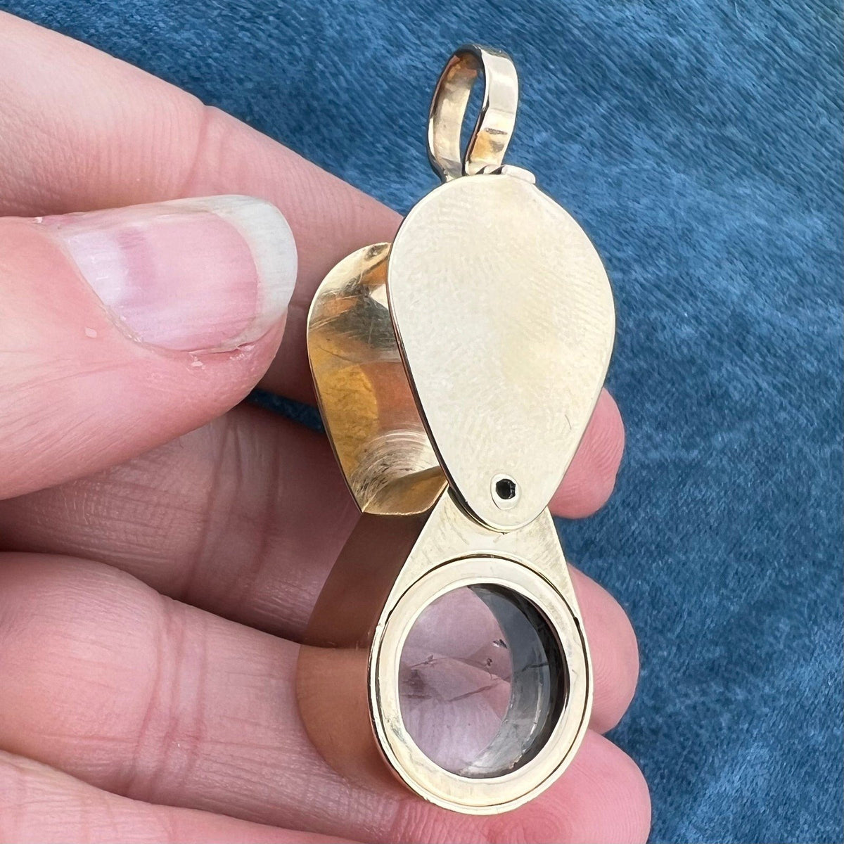 14k Gold Jewelers LOUPE Pendant. 19.8g *Video*