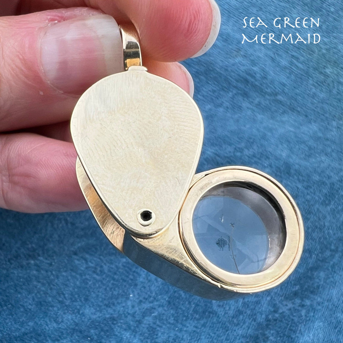 14k Gold Jewelers LOUPE Pendant. 19.8g *Video*