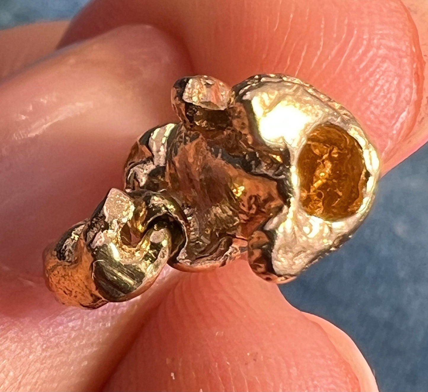 14k Gold Panda Bear Mama Swings Baby Charm Pendant. Kinetic *Video*