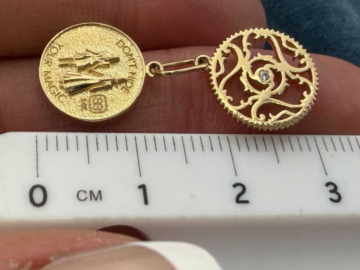 14k Gold WICKED 2 Witches Pendants. Don't Hide Your Magic *Video*
