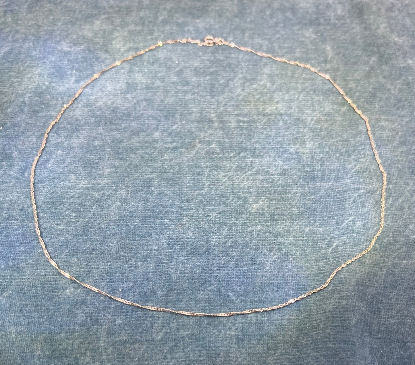 14k Solid White Gold 18" Chain. LOW PRICE CHAIN SALE See All - 0810