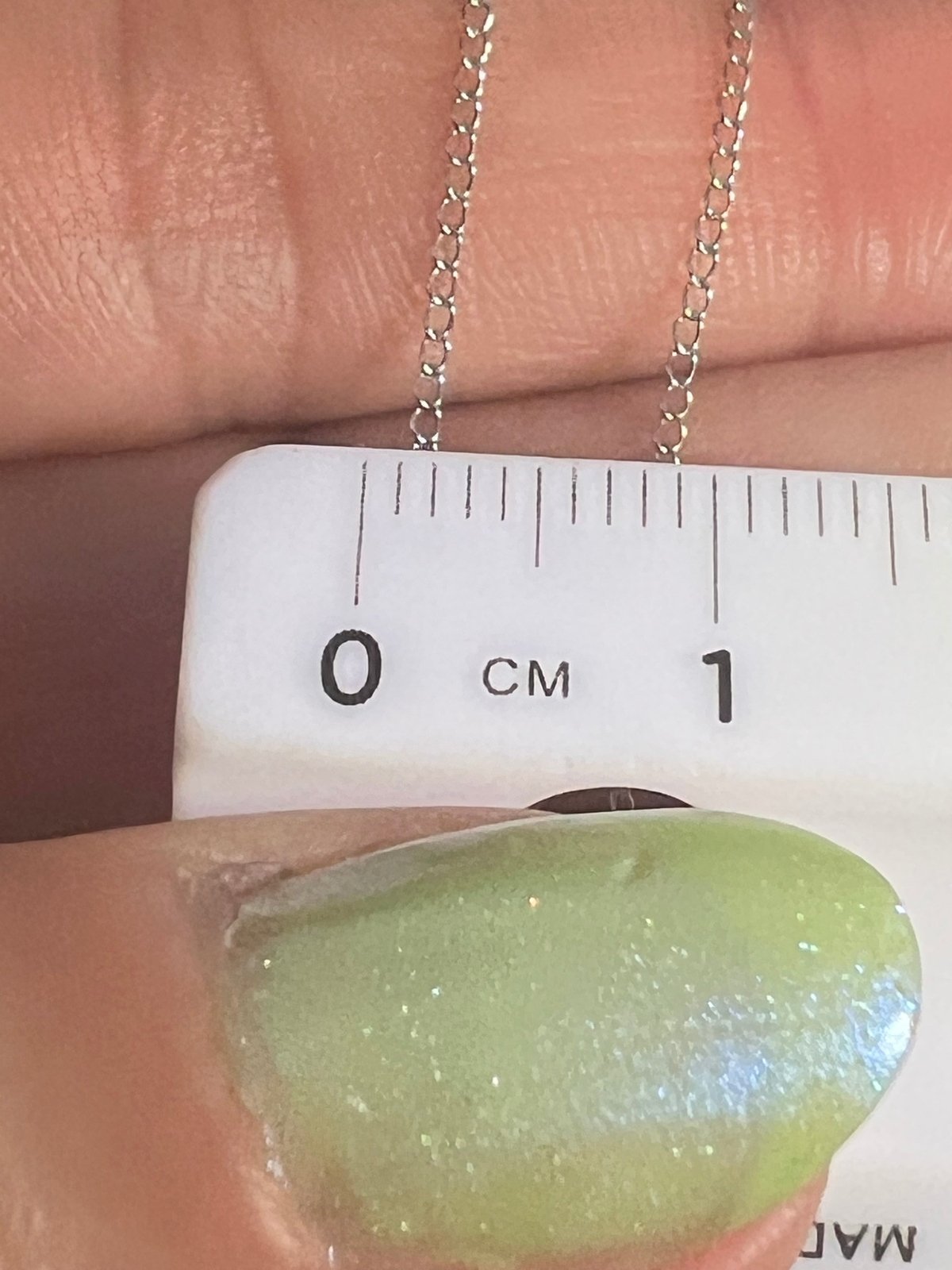 14k Solid White Gold 18" Chain. LOW PRICE CHAIN SALE See All - 0182