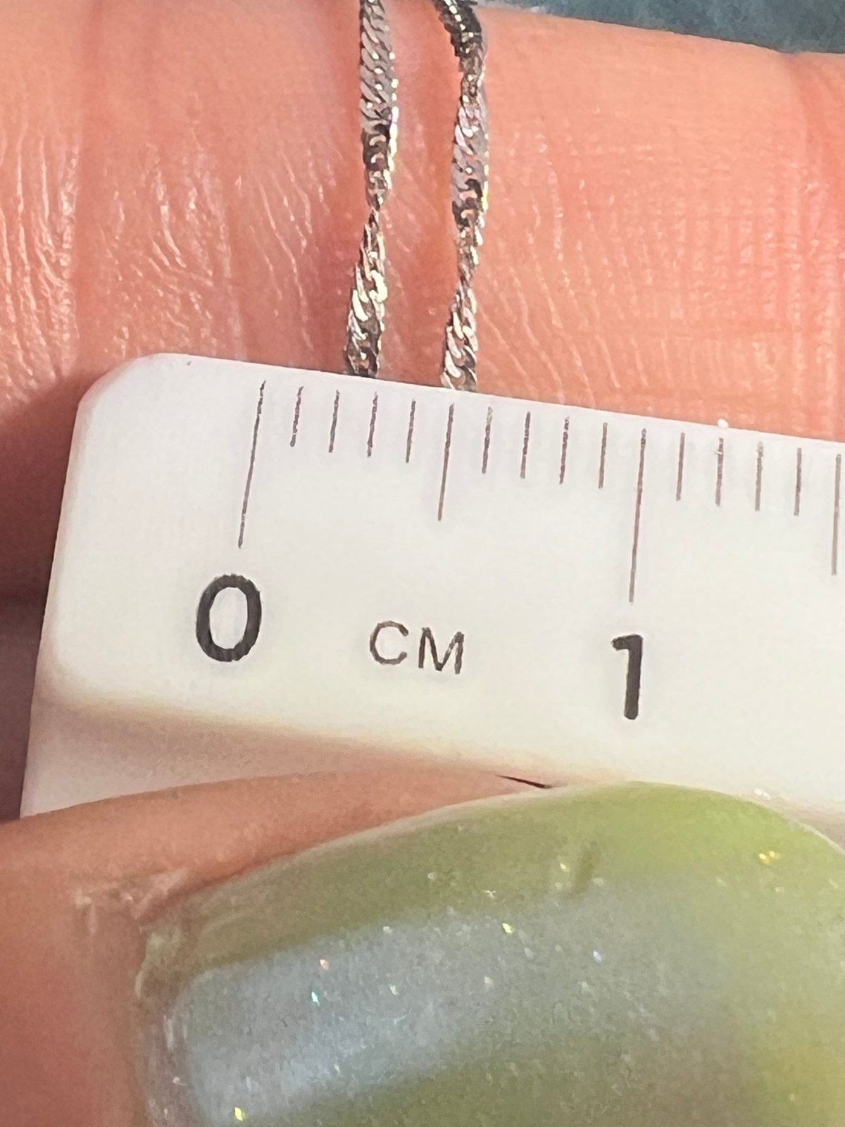 14k Solid White Gold 18" Chain. LOW PRICE CHAIN SALE See All - 0810