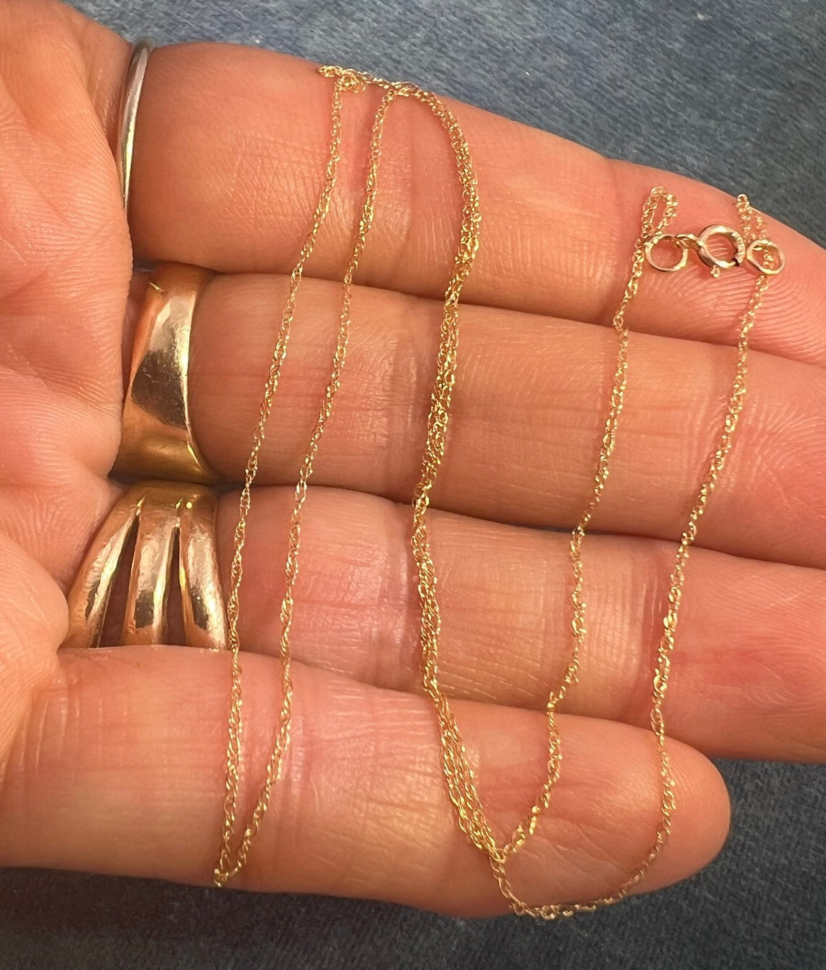 14k Solid Yellow Gold 17.5" Chain. LOW PRICE CHAIN SALE See All - 0179