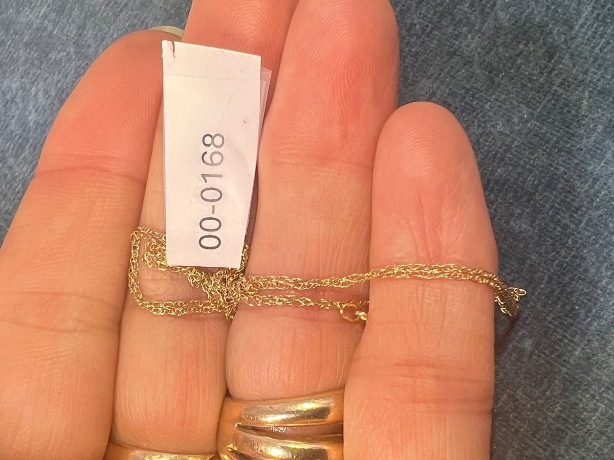 14k Solid Yellow Gold 17" Chain. LOW PRICE CHAIN SALE See All - 0178