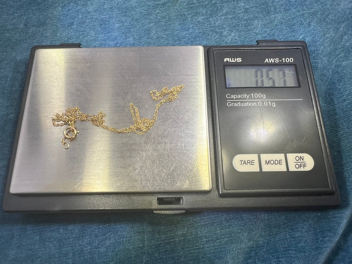 14k Solid Yellow Gold 17" Chain. LOW PRICE CHAIN SALE See All - 0178